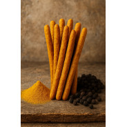 Picos de pan con Cúrcuma y Pimienta Negra