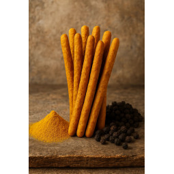 Picos de pan con Cúrcuma y Pimienta Negra