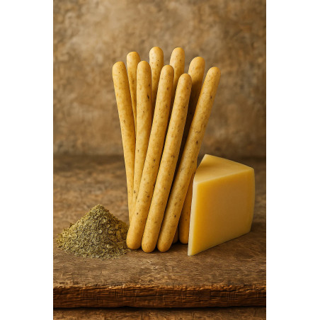 Picos de pan con Queso y Orégano