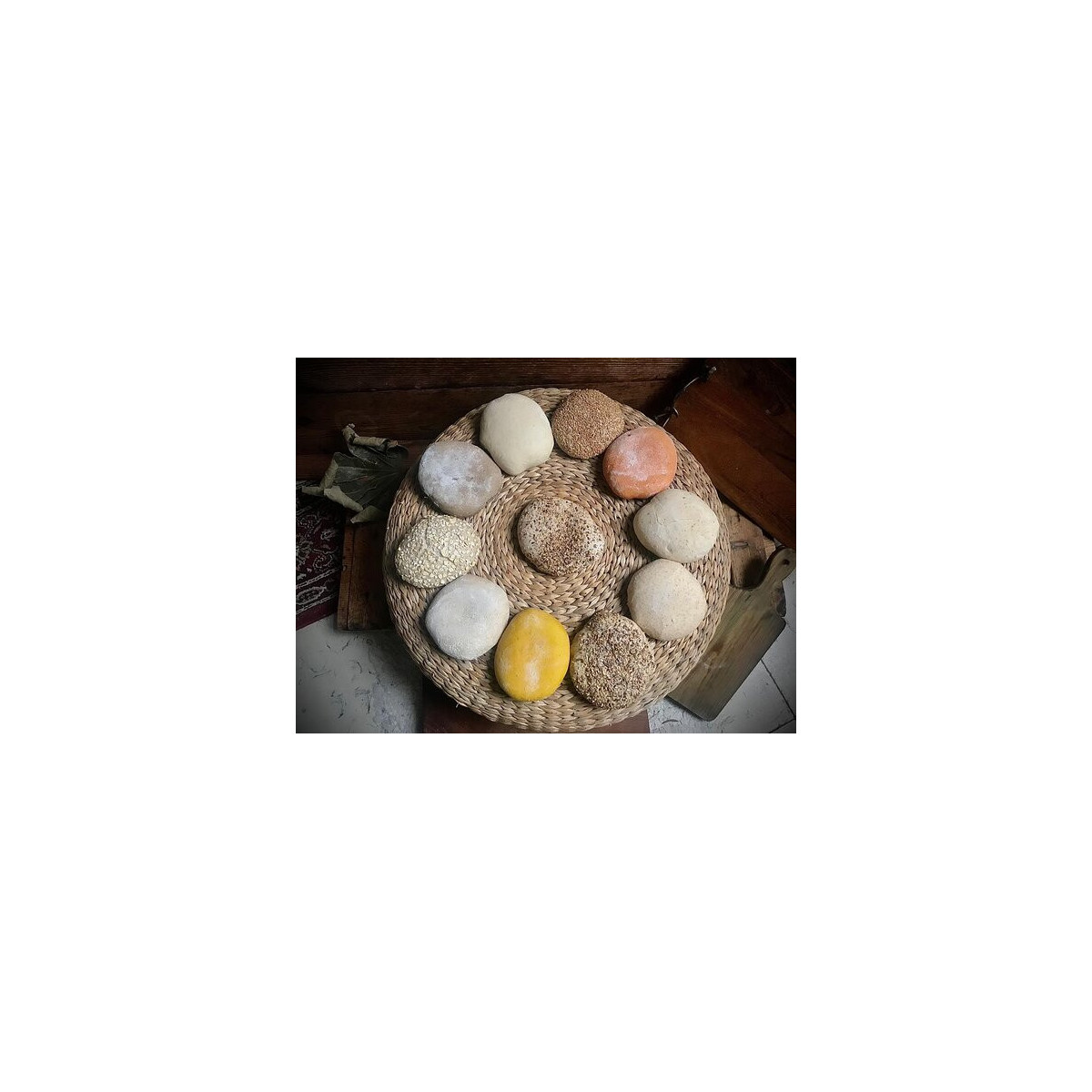 Mollete de Trigo con Aceitunas y Comino