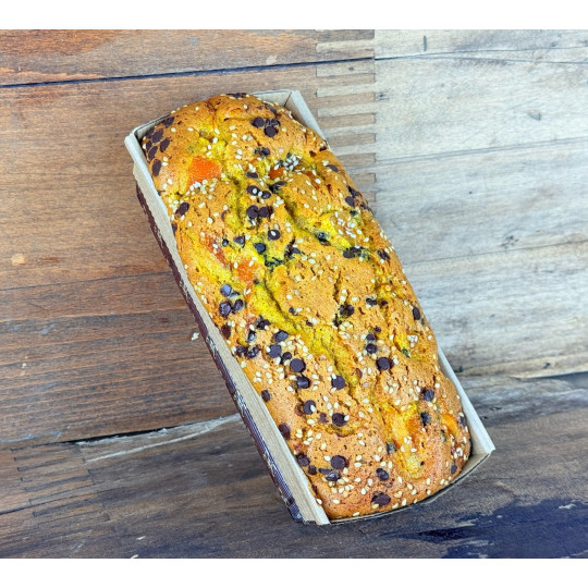 Bizcocho Ecológico de Espelta con Naranja y Chocolate